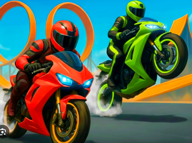 Crazy Bike Stunts Pvp gameplay